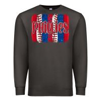 Smoke phillies baseball team spirit brushstrokes Premium Sweatshirt - Artiststas
