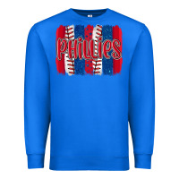 True Royal phillies baseball team spirit brushstrokes Premium Sweatshirt - Artiststas