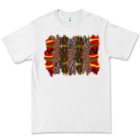 White juneteenth brushstroke Premium Tee - Zillion Design Studio