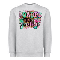 Heather Grey loaded tea junkie Heavyweight Sweatshirt - Jasminsmagicworld
