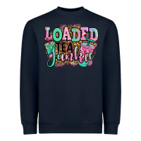 Navy loaded tea junkie Heavyweight Sweatshirt - Jasminsmagicworld