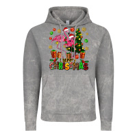 Cloud Rock flamingo merry christmas Vintage Hoodie - AdoDesignShop
