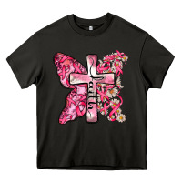 Asphalt faith cancer cross Heavy Core Tee - Zillion Design Studio