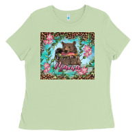 Matcha mama bear haunting fish floral Ladies Tee - RanaPortraitStore