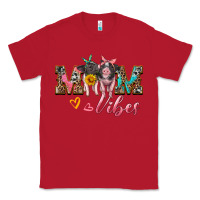 Red mom vibes baby pigs Classic Tee - Artiststas