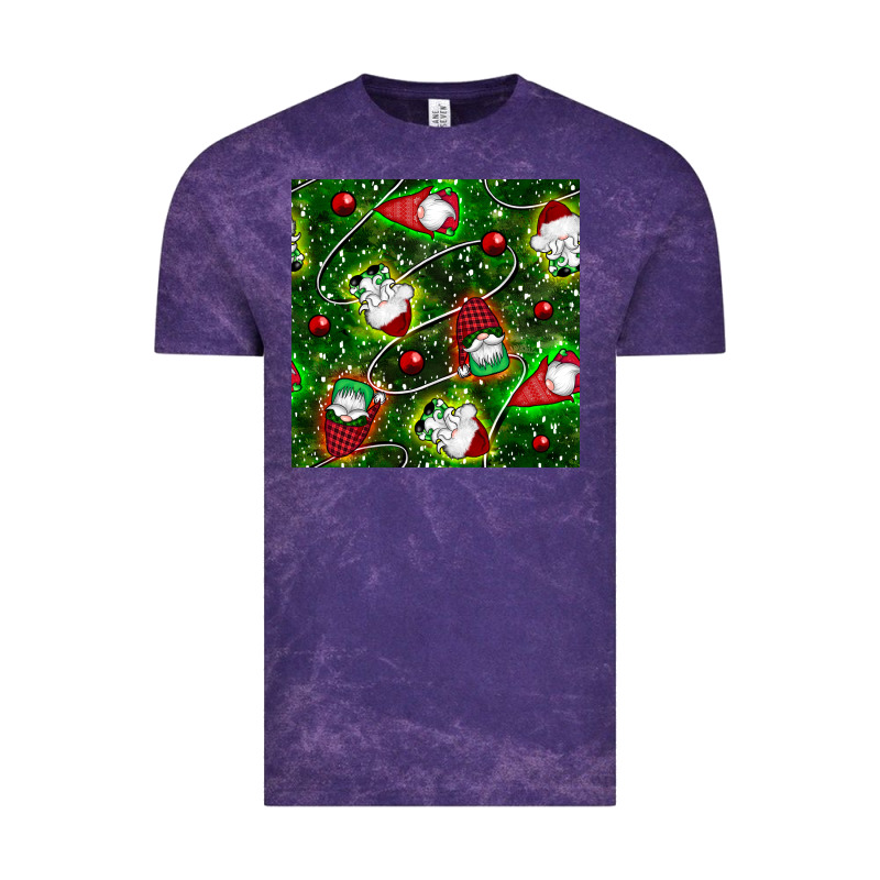 Christmas Gnomes Seamless Pattern Vintage Tee by BundleAndBundleShop | Teevron
