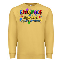 Antique Gold embrace differences Premium Sweatshirt - Artiststas