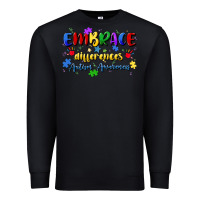 Black embrace differences Premium Sweatshirt - Artiststas