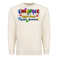 Embrace Differences Premium Sweatshirt | Teevron