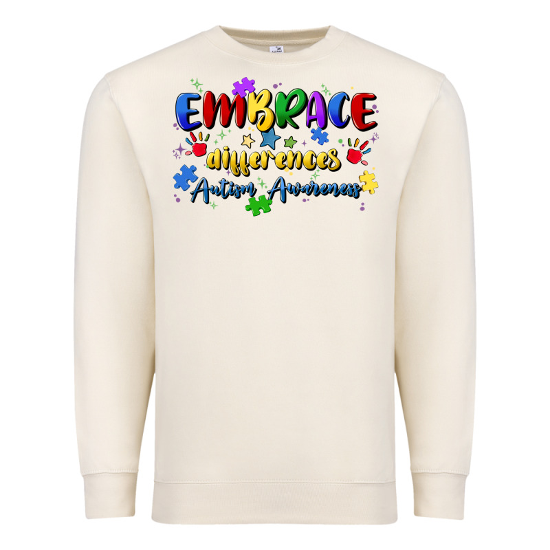 Embrace Differences Premium Sweatshirt by Artiststas | Teevron