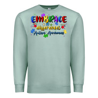 Seafoam embrace differences Premium Sweatshirt - Artiststas