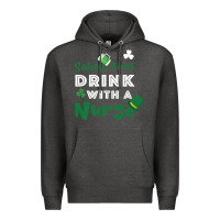 Charcoal Heather Safety First Drink With A Nurse Premium Hoodie - Bettercallsaul