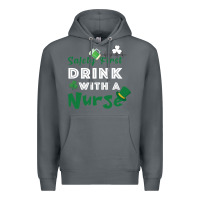 Rock Safety First Drink With A Nurse Premium Hoodie - Bettercallsaul