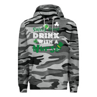 Slate Camo Safety First Drink With A Nurse Premium Hoodie - Bettercallsaul