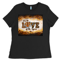Black love of the tigers Ladies Tee - RanaPortraitStore
