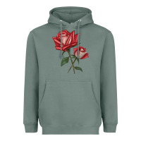 Sage Love Rose Heavyweight Hoodie - LillyAllenDesigns