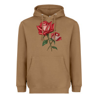 Toasted Coconut Love Rose Heavyweight Hoodie - LillyAllenDesigns