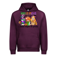 Mauve Wine hocus pocus i need coffee to focus Urban Hoodie - CowGirlArtShop