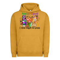 Pigment Peanut Butter hocus pocus i need coffee to focus Urban Hoodie - CowGirlArtShop