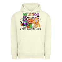 Pigment Pistachio hocus pocus i need coffee to focus Urban Hoodie - CowGirlArtShop