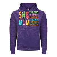 Cloud Purple she is mom Vintage Hoodie - JahusDesignShop