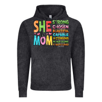 Vintage Black she is mom Vintage Hoodie - JahusDesignShop