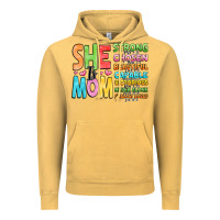 Vintage Mustard she is mom Vintage Hoodie - JahusDesignShop