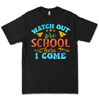 Black watch out pre school here i come Premium Tee - texasbilliewilder