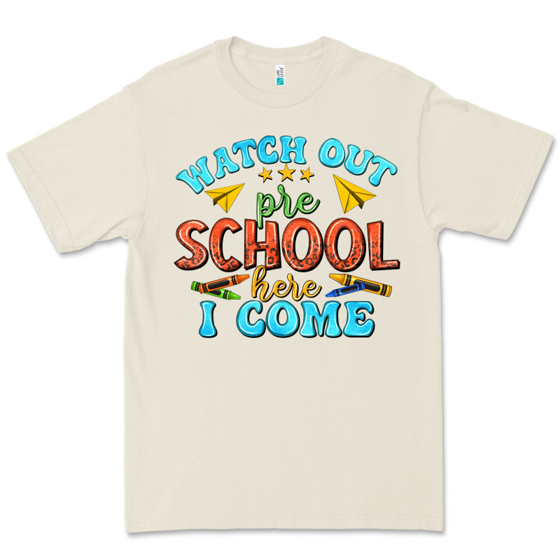 Watch Out Pre School Here I Come Premium Tee by texasbilliewilder | Teevron
