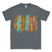 Charcoal Heather western brushstrokes Classic Tee - AdoDesignShop
