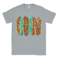 Heather Grey western brushstrokes Classic Tee - AdoDesignShop