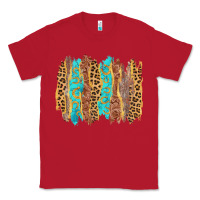 Red western brushstrokes Classic Tee - AdoDesignShop