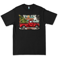 Black christmas truck Premium Tee - BarkalooDesign