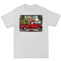 Dove Grey christmas truck Premium Tee - BarkalooDesign
