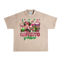 French Oak cafecito y chisme coffee cups Urban Heavy Tee - Jasminsmagicworld