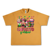 Cafecito Y Chisme Coffee Cups Urban Heavy Tee | Teevron