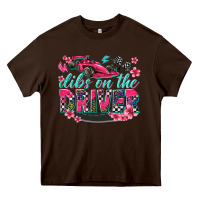 Chocolate Brown dibs on the driver Heavy Core Tee - texasbilliewilder