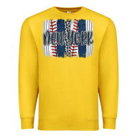 Lemon new york baseball team spirit brushstrokes Premium Sweatshirt - Artiststas