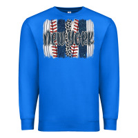 True Royal new york baseball team spirit brushstrokes Premium Sweatshirt - Artiststas