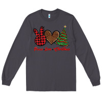 Smoke peace love christmas Long Sleeve Tee - BarkalooDesign