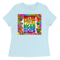 Baby Blue pride lgbtq Ladies Tee - RanaPortraitStore
