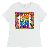White pride lgbtq Ladies Tee - RanaPortraitStore