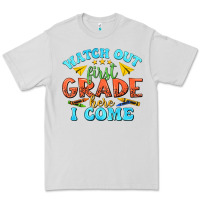 Dove Grey watch out first grade here i come Premium Tee - texasbilliewilder