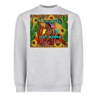 Heather Grey cowgirls just wanna have fun Heavyweight Sweatshirt - Artiststas