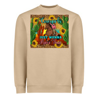 Cowgirls Just Wanna Have Fun Heavyweight Sweatshirt | Teevron
