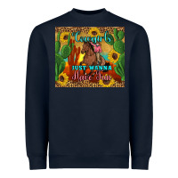 Navy cowgirls just wanna have fun Heavyweight Sweatshirt - Artiststas