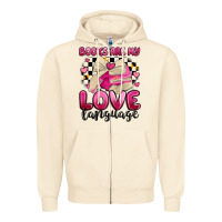 Sandshell books are my love language Zipper Hoodie - MaliasSmallBusiness
