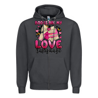 Smoke books are my love language Zipper Hoodie - MaliasSmallBusiness