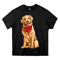 Black golden retriever Heavy Core Tee - Artiststas