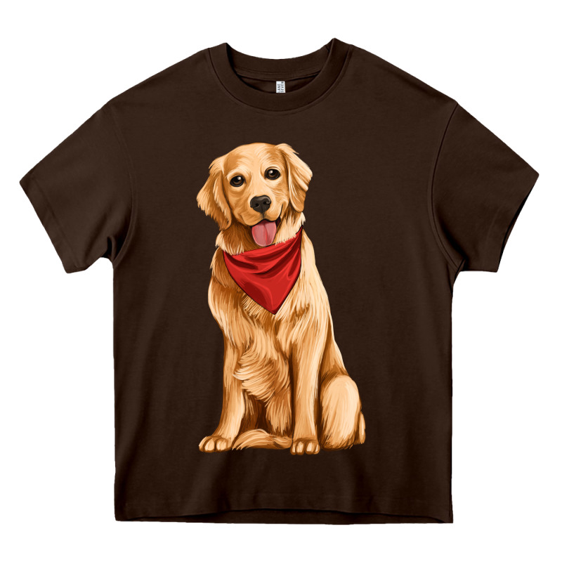 Golden Retriever Heavy Core Tee by Artiststas | Teevron